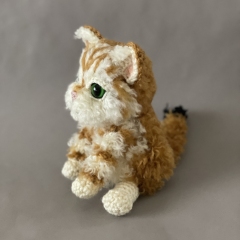 Scottish Straight Orange Kitten amigurumi pattern by CrochetThingsByB