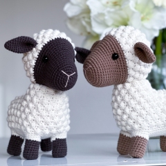 Ebony the sheep amigurumi pattern by Handmade by Halime