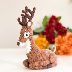 Fallow Deer Family amigurumi pattern by Handmade by Halime