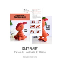 Katy Parry amigurumi pattern by Handmade by Halime