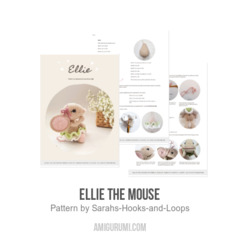 Ellie the Mouse amigurumi pattern by Sarah's Hooks & Loops