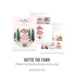 Hattie the Fawn amigurumi pattern by Sarah's Hooks & Loops