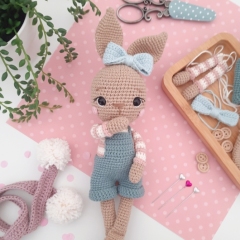 Rosie Bunny  amigurumi pattern by Sarah's Hooks & Loops
