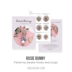 Rosie Bunny  amigurumi pattern by Sarah's Hooks & Loops
