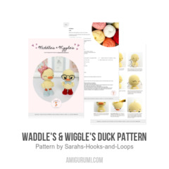 Waddle's & Wiggle's Duck Pattern amigurumi pattern by Sarah's Hooks & Loops