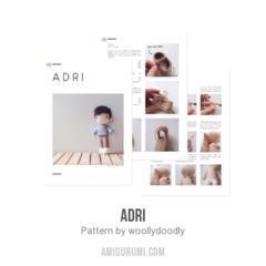 Adri amigurumi pattern by woolly.doodly