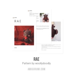 Rae amigurumi pattern by woolly.doodly