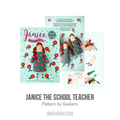 Janice the Hippie Schoolteacher amigurumi pattern by Gwilami