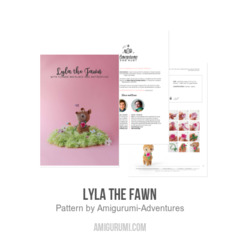 Lyla The Fawn amigurumi pattern by Amigurumi Adventures