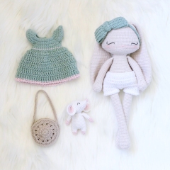 Ottilie and Penny amigurumi by THEODOREANDROSE