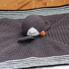 Po The Playful Penguin Lovey amigurumi by THEODOREANDROSE