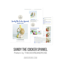 Sandy The Cocker Spaniel amigurumi pattern by THEODOREANDROSE