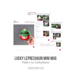 Lucky Leprechaun Mini Mug  amigurumi pattern by CraftyGibbon
