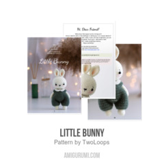 Little Bunny amigurumi pattern by TwoLoops