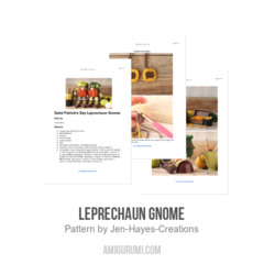 Leprechaun Gnome amigurumi pattern by Jen Hayes Creations