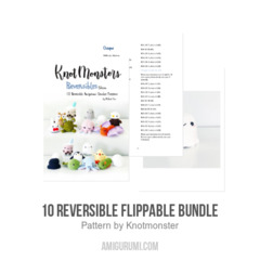 10 Reversible Flippable Bundle amigurumi pattern by Knotmonster