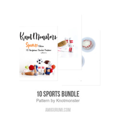 10 Sports Bundle amigurumi pattern by Knotmonster
