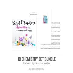 18 Chemistry Set Bundle amigurumi pattern by Knotmonster