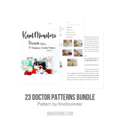 23 Doctor Patterns Bundle amigurumi pattern by Knotmonster
