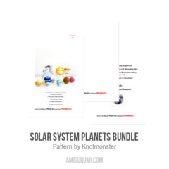 Solar System Planets Bundle amigurumi pattern by Knotmonster
