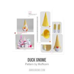 Duck Gnome amigurumi pattern by Mufficorn