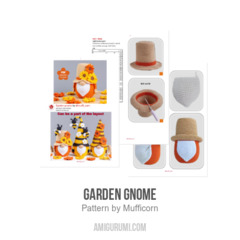 Garden Gnome amigurumi pattern by Mufficorn