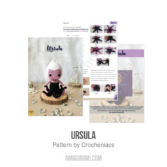 Ursula amigurumi pattern by Crocheniacs