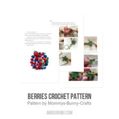 Berries crochet pattern amigurumi pattern by Mommys Bunny Crafts