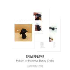 Grim Reaper amigurumi pattern by Mommys Bunny Crafts