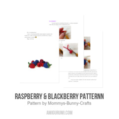 Raspberry & Blackberry pattern amigurumi pattern by Mommys Bunny Crafts