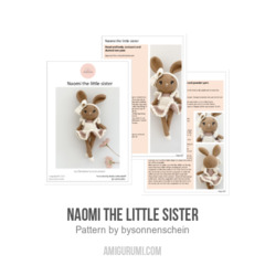 Naomi the Little Sister amigurumi pattern by bysonnenschein