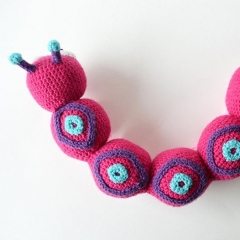 Absolom the Caterpillar amigurumi by The Flying Dutchman Crochet Design