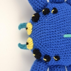 Big Fat Blue Spider! amigurumi pattern by The Flying Dutchman Crochet Design