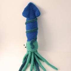 Billy the Squid amigurumi pattern by The Flying Dutchman Crochet Design