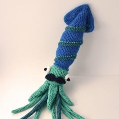 Billy the Squid amigurumi by The Flying Dutchman Crochet Design