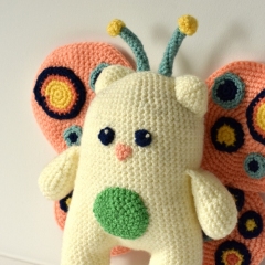 Butterfly Cat amigurumi by The Flying Dutchman Crochet Design