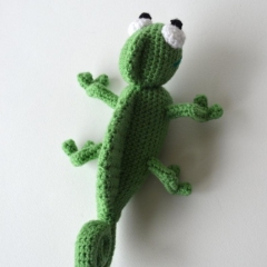 Karma Chameleon amigurumi pattern by The Flying Dutchman Crochet Design