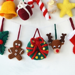 Christmas Ornaments amigurumi pattern by The Flying Dutchman Crochet Design