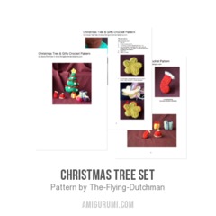 Christmas Tree Set amigurumi pattern by The Flying Dutchman Crochet Design