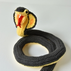 Cobra, King of Snakes amigurumi by The Flying Dutchman Crochet Design