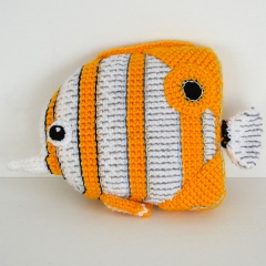 Copperplated Butterfly Fish amigurumi pattern by The Flying Dutchman Crochet Design