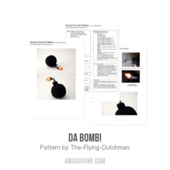 Da Bomb! amigurumi pattern by The Flying Dutchman Crochet Design