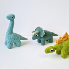 Dinosaurs Set amigurumi pattern by The Flying Dutchman Crochet Design