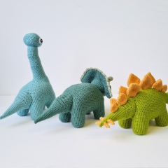 Dinosaurs Set amigurumi by The Flying Dutchman Crochet Design
