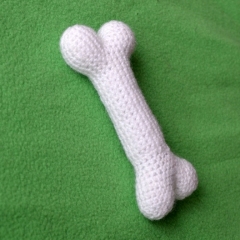 Dog Bone amigurumi by The Flying Dutchman Crochet Design