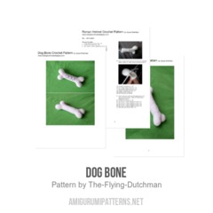 Dog Bone amigurumi pattern by The Flying Dutchman Crochet Design
