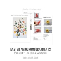 Easter Amigurumi Ornaments amigurumi pattern by The Flying Dutchman Crochet Design