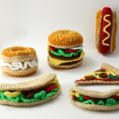Fast Food Collection amigurumi pattern by The Flying Dutchman Crochet Design