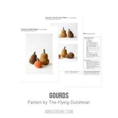 Gourds amigurumi pattern by The Flying Dutchman Crochet Design