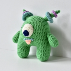 Green Monster amigurumi by The Flying Dutchman Crochet Design